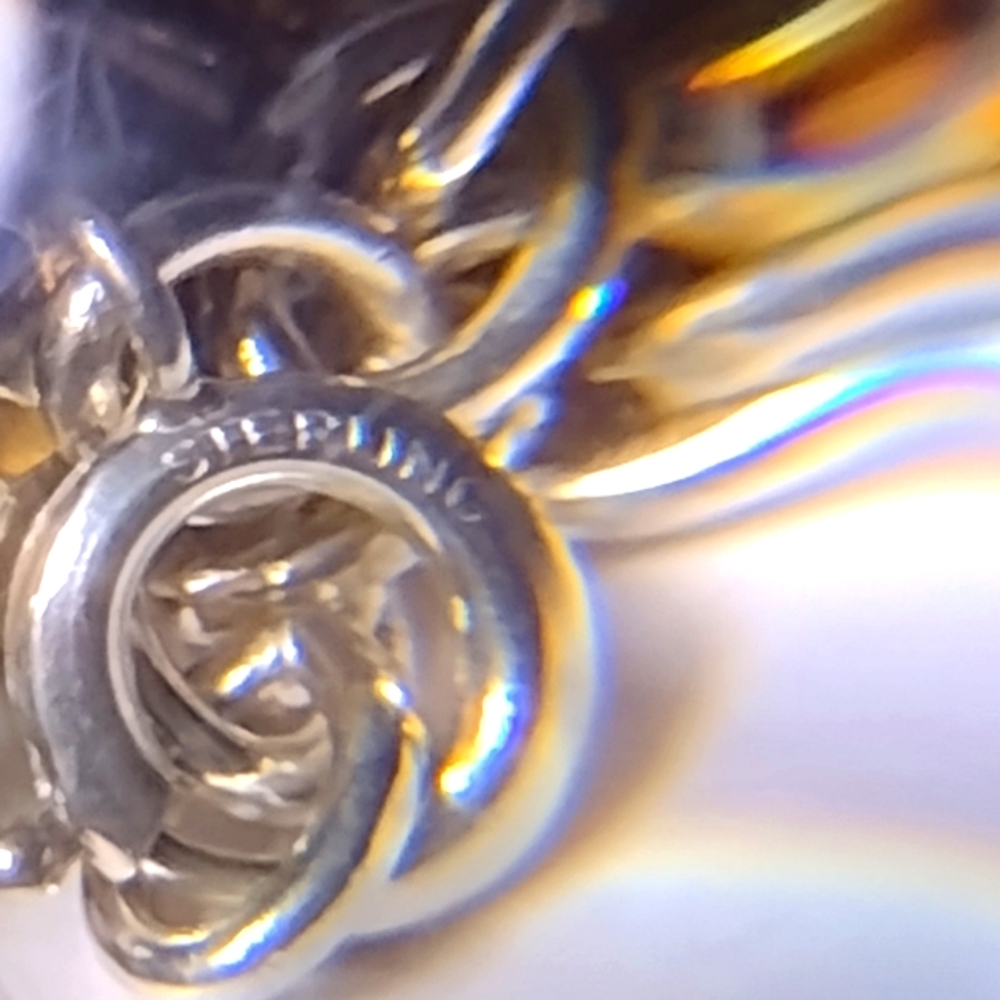 18K Cartier Double "C" Oval Link 🔗 Necklace, Crafted in Sterling Stunning 🎁 - Picture 12 of 12
